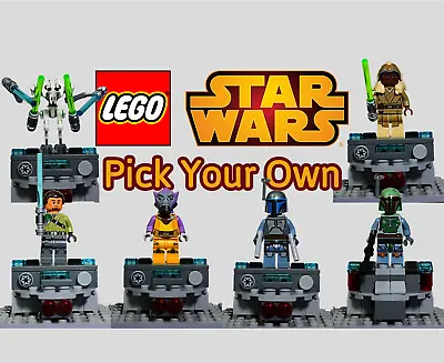 Buy LEGO Star Wars - Pick Your Own Minifigures - Jedi, Sith, Mandalorian, Clones • 4.99£