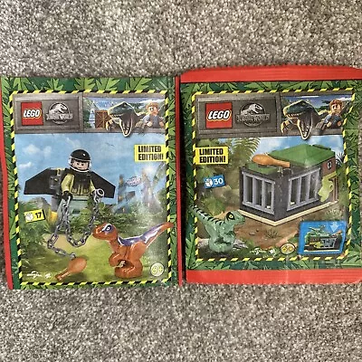Buy Lego Jurassic World Bundle 2 Brand New Unopened Minifigures 122332 122330 Raptor • 8.99£