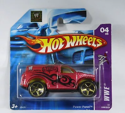 Buy Hot Wheels Power Panel Van In Red From WWE Series - Ref J3435 • 8.99£