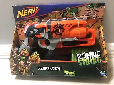 Buy New Nerf Zombie Strike Hammershot Dart Blaster Rare Bnib • 16.99£
