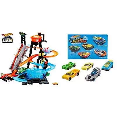 Buy Hot Wheels FTB67 City Gator Car Wash Connectable Play Set With Diecast And Mini • 182.06£