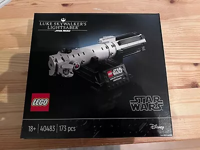 Buy Lego Star Wars - Luke Skywalker’s Lightsaber (40483) - Brand New And Sealed  • 115£