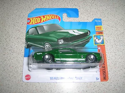 Buy Hot Wheels Muscle Mania '65 Mustang 2+2 Fastback In Green Short Card • 5.99£