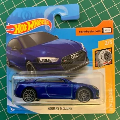 Buy Hot Wheels Audi RS5 Coupe Blue HW Turbo Number 118 New And Unopened • 19.99£