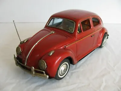 Buy Bandai Japan Tin Bump N Go 11  Volkswagen Beetle / Motor Light & Spinning Fan VG • 133.18£
