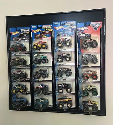 Buy Hot Wheels Monster Truck Display Rack Hold Approx 20 Trucks Ex Condition • 55.75£