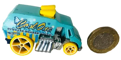 Buy Toy Car Cool One Blue Ice Cream Van Hot Wheels Diecast • 7.42£