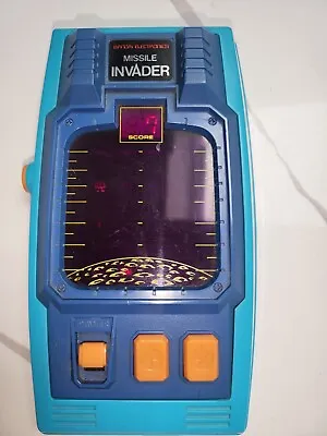 Buy Bandai Missile Invader Vintage 1980's Handheld Arcade Game • 40£