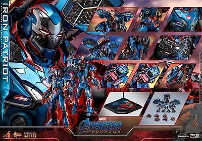 Buy Hot Toys Avengers Endgame MMS547 D34 Iron Patriot 1/6 Diecast Figure UK Seller • 228£