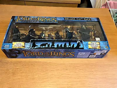 Buy TOY BIZ LORD OF THE RINGS FELLOWSHIP OF THE RING DELUXE GIFT PACK W THE ONE RING • 49.99£