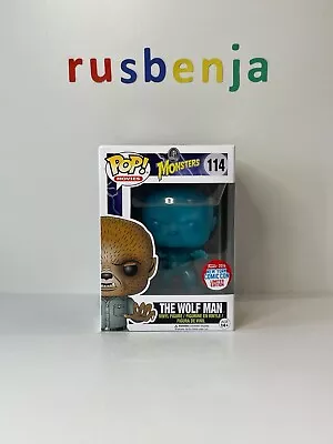 Buy Funko Pop! Movies Horror Monsters The Wolf Man NYCC Glows #114 • 33.99£