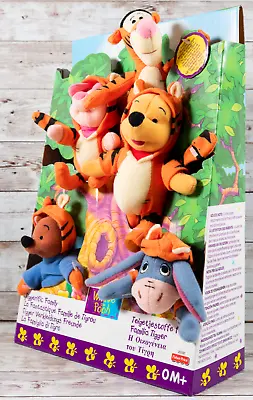 Buy Winnie The Pooh Piglet Tiggerific Family Disney Fisher Price Soft Toy Set • 27.45£