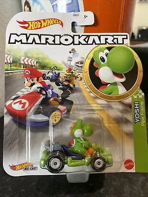 Buy Hot Wheels Mario Kart Yoshi, Pipe Frame • 13£