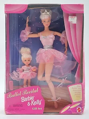 Buy 1997 Barbie Dolls & Shelly (Kelly) Ballet Recital Gift Set / Mattel 18187, Original Packaging • 51.93£