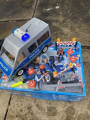 Buy Playmobil City Action Police Van With Lights And Sound 9236 Boxed Read Des • 15£