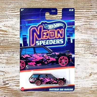 Buy 2024 Hot Wheels Neon Speeders Datsun 510 Wagon 2/8  • 10£