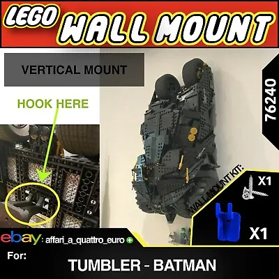 Buy LEGO 76240 Tumbler BATMAN 3D PRINTED Upright Wall Mount Mount Support Kit • 16.51£