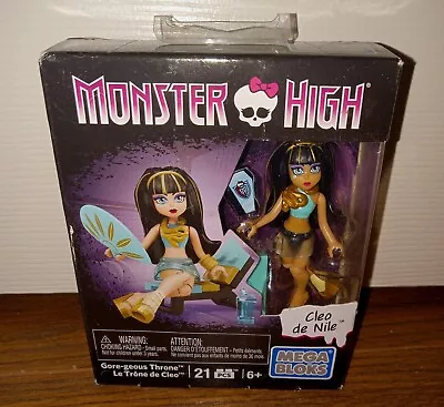 Buy Monster High Blocks Cleo De Nile Egyptian Mega Bloks Age 6+  • 7.87£