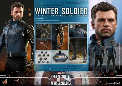 Buy In Stock Hottoys Tms039 Falcon Winter Soldier Hot Toys Bucky Barnes • 384.20£