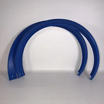Buy Hot Wheels Criss Cross Crash 2 Curved Track Replacement Parts Blue Mattel • 19.27£