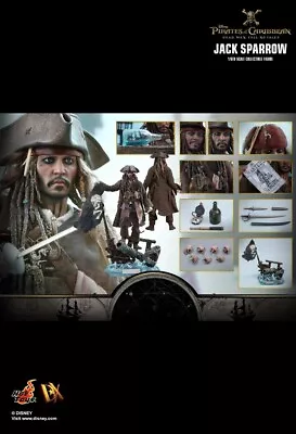 Buy Hot Toys POTC: Dead Men Tell No Tales Jack Sparrow DX15 Brown Box/with Brown Box • 445.37£