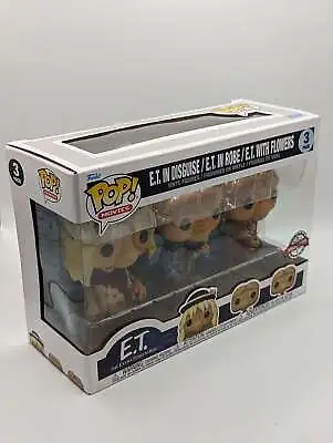 Buy Funko Movies | E.T. 40th | ET In Disguise / In Robe / With Flowers 3 Pack • 29.99£