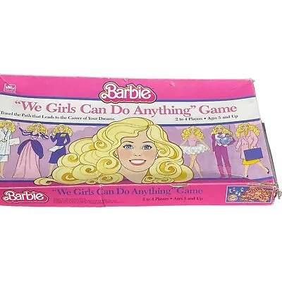 Buy Vintage 1986 Barbie We Girls Can Do Anything Career Board Game Near Complete 5yr • 20.78£
