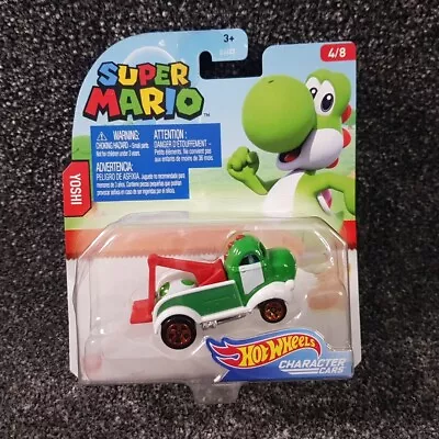 Buy Hot Wheels Character Car - YOSHI - Super Mario Diecast **BN** • 10£