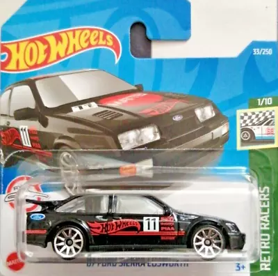Buy Hot Wheels First Editions 87 Ford Sierra Cosworth Retro Racers Short Card 2021 • 12.99£