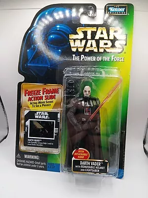 Buy Star Wars Power Of The Force Freeze Frame Darth Vader Removable Helmet Kenner • 11£
