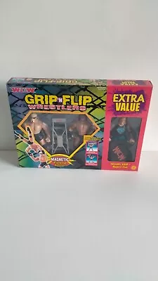 Buy WCW Grip N Flip Wrestling Figures Boxed New DDP Goldberg Steiner + Weapons  • 45£