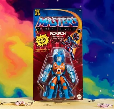 Buy In Stock Masters Of The Universe Origins Rokkon USA Creations Figure Exclusive • 34.99£