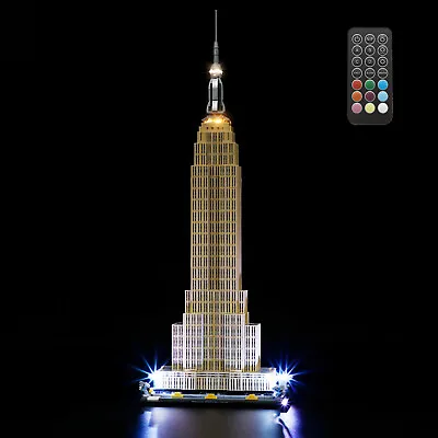Buy Light Kit (Remote Control) For LEGOs Empire State Building Architecture 21046 • 34.01£