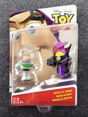 Buy Disney Toy Story Buzz & Zurg 2-Pack Mini Figures Set Pixar Mattel NEW DPF05 • 55£