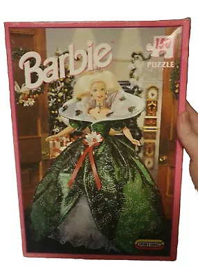 Buy Barbie Christmas Jigsaw Happy Holidays Barbie 1995 Spears Games Mattel Retro • 3.50£