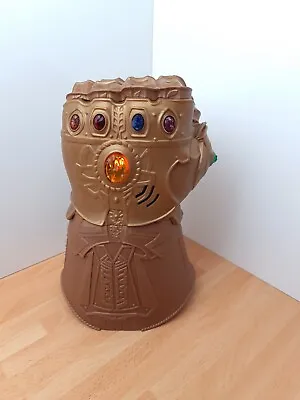 Buy Marvel Avengers Thanos The Infinity Gauntlet Light & Sounds Fist Glove Toy WORKS • 9.99£