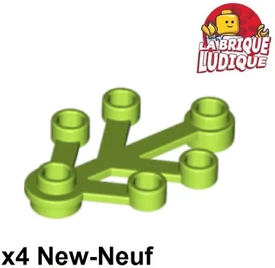 Buy Lego 4x Flower Sheet Plant Leaves 4x3 Green Lime / File 2423 New • 2.04£