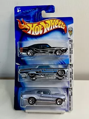 Buy Hot Wheels 2004 First Editions Group 3 Charger, Impala, Nova - Mint On VGC Cards • 12.50£