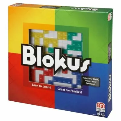 Buy Mattel Blokus Educational Family Fun Game Strategy Board Game 2-4 Players • 22.99£