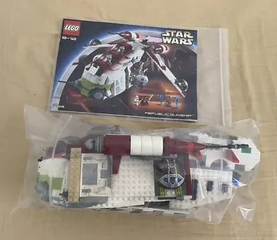 Buy LEGO Star Wars Republic Gunship (7163) Complete Build+ Instructions, No Minifigs • 124£