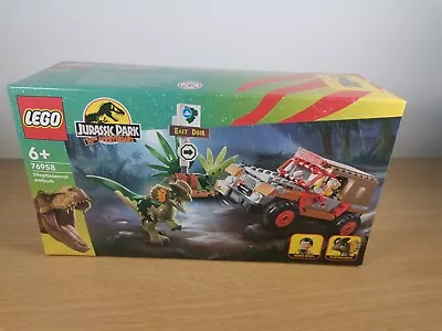 Buy Lego Jurassic Park 76958 Dilophosaurus Ambush Ages 6+ Free UK Postage  • 23.45£