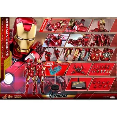 Buy Hot Toys Movie Masterpiece Diecast Avengers Iron Man Mark 7 With Shipping Box An • 1,250.66£