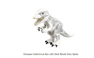 Buy LEGO Dinosaur Indominus Rex With Dark Bluish Gray Spots Large Figure Inv 225 • 115.81£