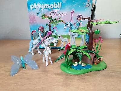 Buy PLAYMOBIL 5450 FAIRIES And UNICORN MEADOW  Complete  • 10.99£