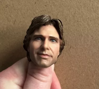 Buy Han Solo Head Sculpt Harrison Ford 1/6 Star Wars One Sixth Hot Toys Scale • 30£