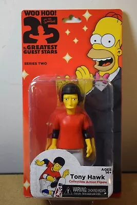 Buy NECA THE SIMPSONS GREATEST GUEST STARS S.2 Tony Hawk 5  Action Figure • 40£