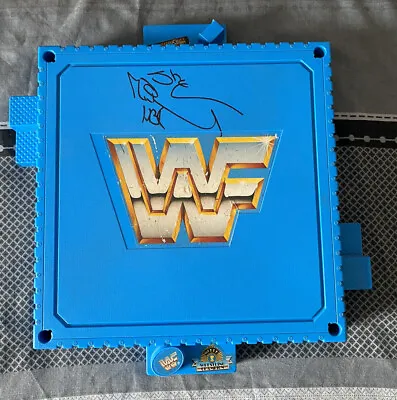Buy WWF Hasbro Wrestling Ring Autographed By Shawn Michaels - Signed - Titan Sports • 174.99£