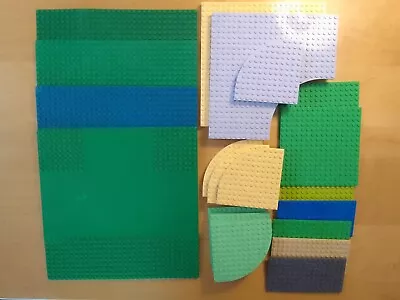 Buy Lego Baseplate Bundle Lot Of 19 Baseplates Large Bricks Road 32x32 8x16 16x16 • 26.95£