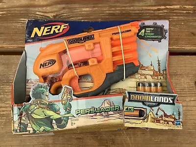 Buy Nerf Gun Doomlands 2169 Persuader 4x Soft Dart Blaster Pistol Gun Hasbro 2016 • 9.99£