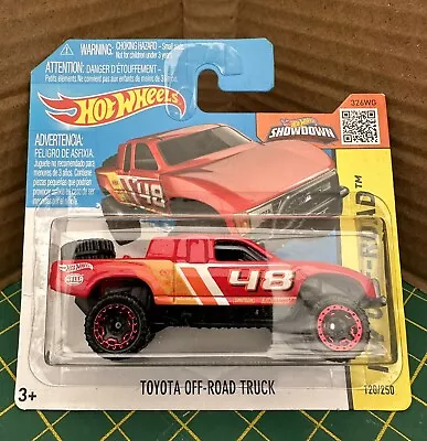 Buy Hot Wheels Toyota Off Road Truck Red 120/250 (HW Off Road 2015) • 5.95£